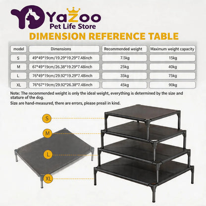 Durable Pet Bed for Indoor and Outdoor Use - Comfortable Rest Solution for Dogs, Ideal for Home and House Mats